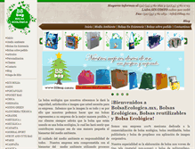 Tablet Screenshot of bolsaecologica.mx